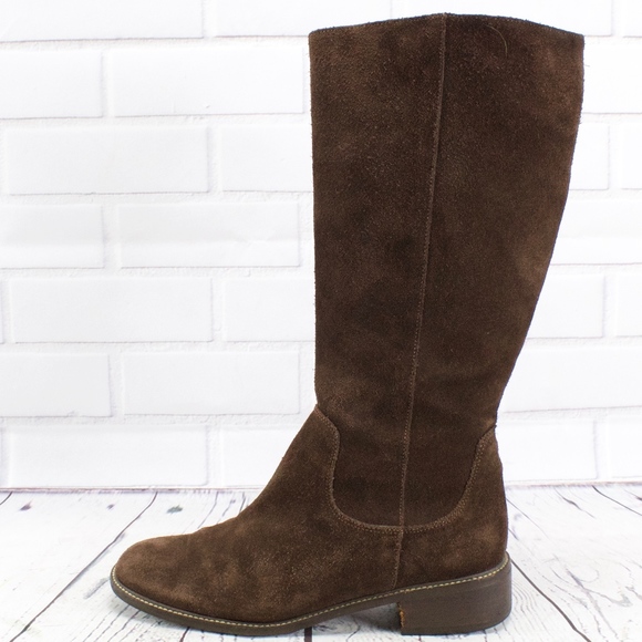 L.L. Bean Shoes - LL Bean Tall Brown Suede Riding Boots Size 9 W
